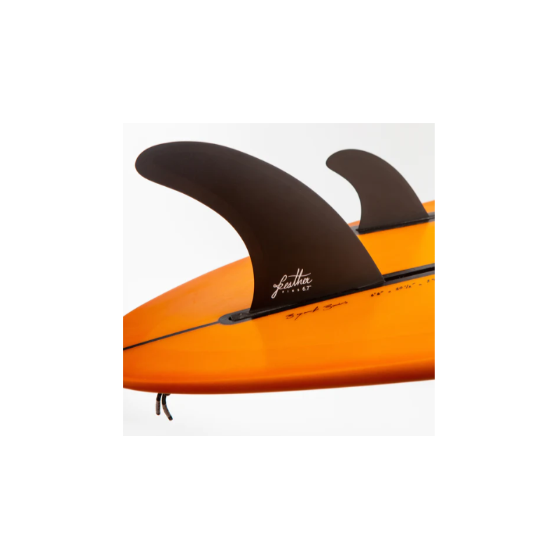 FEATHER FINS SINGLE US + SIDE BYTES 2+1 Black. SINGLE TAB