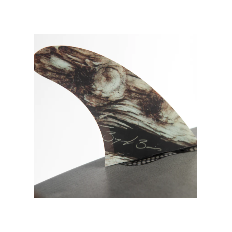 FEATHER FINS BUGARSKI MODERN KEEL BURN WOOD. CLICK TAB
