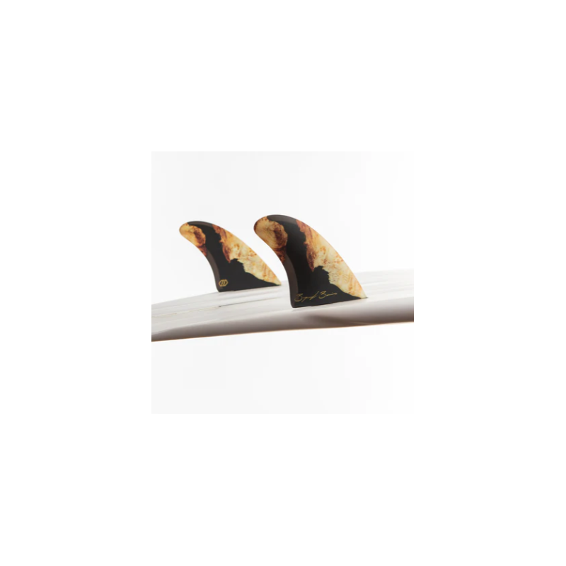 FEATHER FINS TWIN CLICK TAB BUGARSKI WOOD