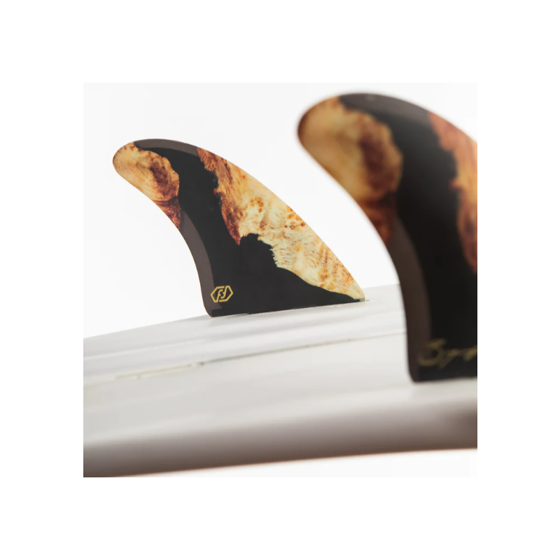 FEATHER FINS TWIN CLICK TAB BUGARSKI WOOD