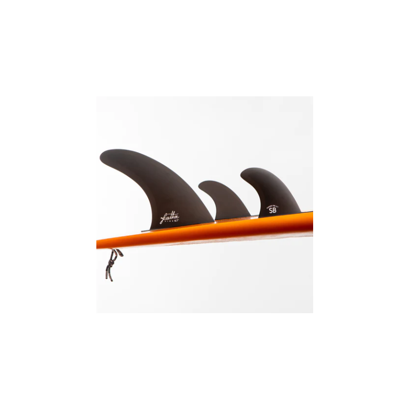 FEATHER FINS SINGLE US + SIDE BYTES 2+1 Black. SINGLE TAB